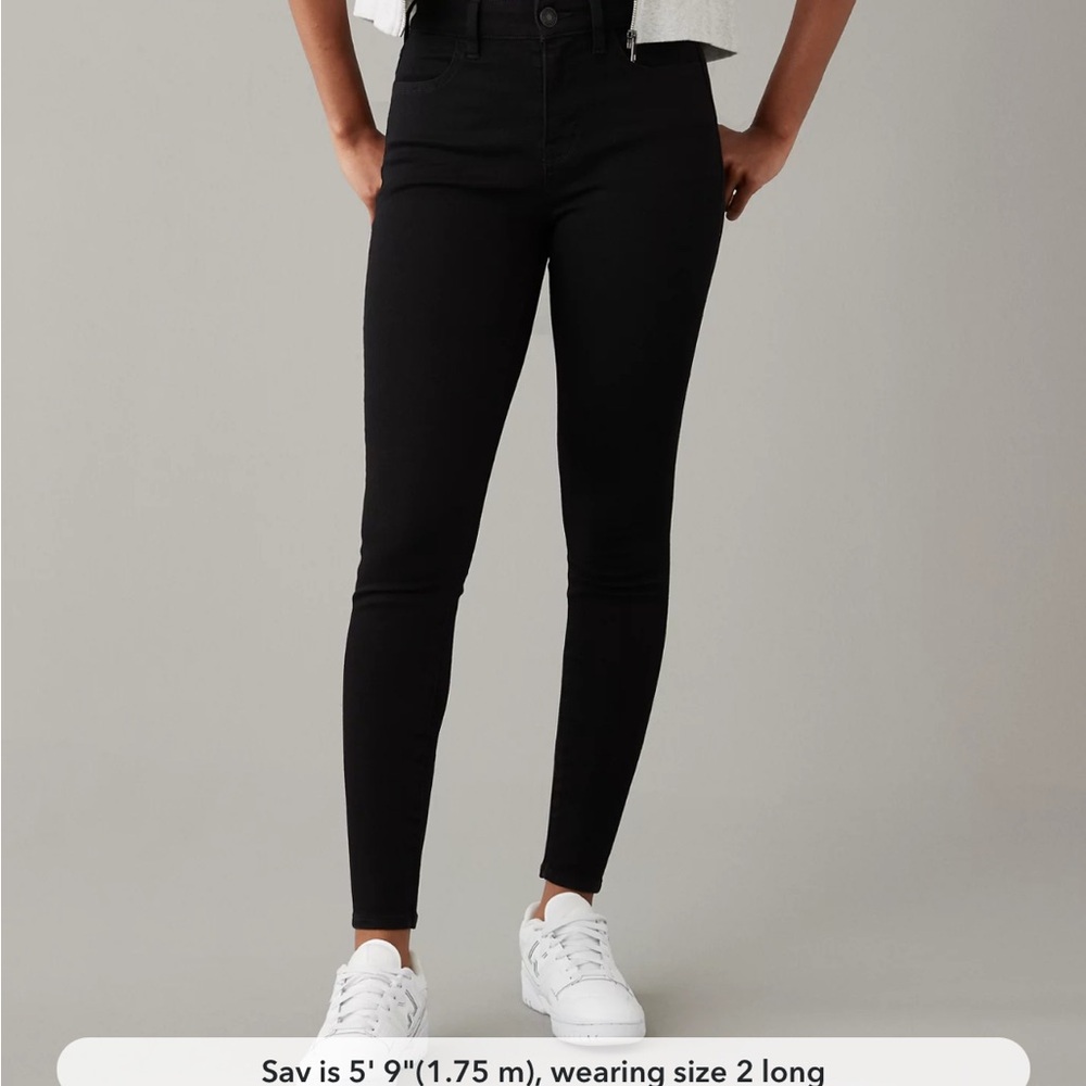 American Eagle Outfitters Black Skinny Jeans Super Stretch